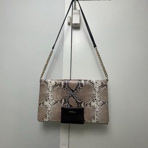 Furla Convertible Shoulder/Clutch Leather Bag